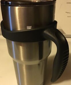 Grab Life Outdoors - Handle For YETI Rambler 30 Oz Tumbler Cup - Fits Ozark Trail, RTIC & more - (Handle Only) - Black 49 718sGdgX4EL