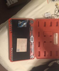 EFFICERE 40-Piece Premium Tap and Die Set, SAE Unified Screw Thread, Size #4 to 1/2” | Include UNC Coarse, UNF Fine and NPT Threads | Essential Threading Tool Kit with Complete Handles and Accessories 39 718t7ndsrfL