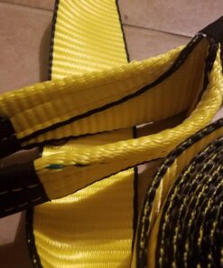 Motormic Tow Strap Recovery Kit – 3" x 30ft (30,000 lbs.) Rope + 2" Shackle Hitch Receiver + 5/8" Locking Pin + 3/4" D Ring Shackles with Safety Ring + Heavy Duty Bag - Off Road Pick Up Towing Complete Recovery Strap Kit 39 718tcb5N3IL