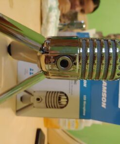 SAMSON Meteor Mic USB Studio Condenser Microphone (Chrome) Chrome Studio Microphone 43 718u8q0NSqL