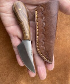 Szco Supplies 4.75” Small Slim Skinner Patch Outdoor Hunting Knife with Brown Leather Sheath (DH-7990) 39 718uaHER0L