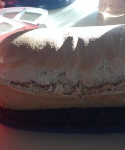 Silicone Large Bread Pan and 1 Loaf Pan 2PCS | Non-Stick Baking Mold | Premium Kitchen Pan | Dishwasher Safe 9.25L x 3.9W | Flexible Easy release for Homemade Cakes, Breads, Meatloaf and quiche. 1 Loaf 2PC 44 718vu62ftL