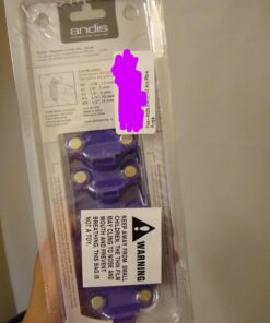 Andis 01410 Professional Master Clipper Guards - Dual Magnet Comb Set – Small, fits for MBA, MC-2, ML, PM- & PM-4, Waterproof – Purple, Set of 5 5-Comb Set 25 718wm0dugL