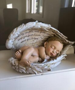 Joseph's Studio 4.25 Inch Tall Sleeping Baby in Wings Figurine 24 718yCgpQZ5L