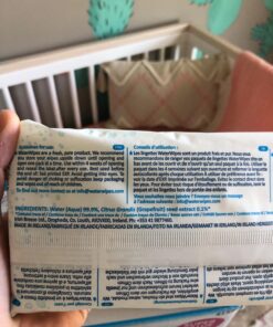 WaterWipes Plastic-Free Original-baby Wipes, 99.9% Water Based Wipes, Unscented & Hypoallergenic for Sensitive Skin, 540 Count (9 packs), Packaging May Vary 38 718yPkW7RQL