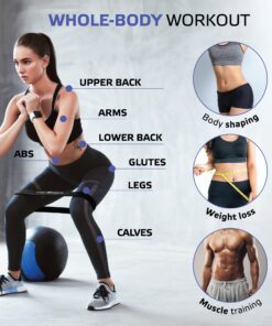 Exercise Bands Resistant Band Workout Excercise Bands for Booty Building with 2 Workout E-Books for Strength Training and Physical Therapy - Fitness Loops for Hips and Leg 5 set blue 25 718yoWF3FL