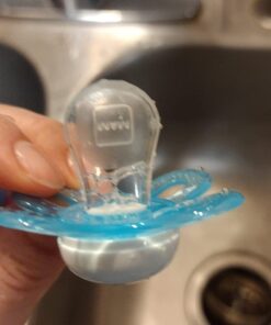 MAM Original Start Newborn Baby Pacifier, Best Pacifier for Breastfed Babies, Sterilizer Case, 0-3 Months, Boy, 2 Count (Pack of 1) 2-Pack 37 719 8cebSnL