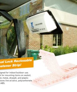 GOOACC EZ Pass Mounting Kit - 2 Sets of Peel-and-Stick Strips-EZ Pass/I-Pass/SunPass Adhesive Strips with Alcohol Prep Pad 21 719 viugyAL