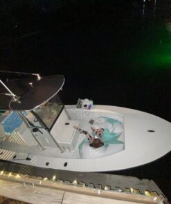 Tidal Wake IP68 Underwater 1/2in Standard Boat Drain Plug LED Light, Brilliant Underwater Lighting in Minutes! No Holes to Drill! Blue 41 7190L5qBpcL