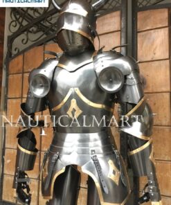 Medieval Full Suit of Armor Wearable Knight Gothic Suit with Horns 15th Century 9 7190qldh9jL