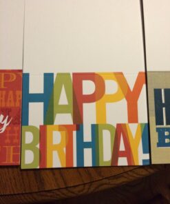 Canopy Street Snappy Birthday Cards / 36 Note Cards And Envelopes / 6 Colorful Birthday Designs / 4 5/8" x 6 1/4" Birthday Greeting Cards With Blank Inside 29 71910bpn1L