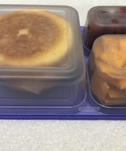 6 Pack - SimpleHouseware Color Reusable 3-Compartment Meal Prep Container Boxes (36 ounces) 6 Pack 43 7191T2KikIL