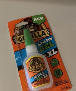 Gorilla Super Glue Gel XL, 25 Gram, Clear, (Pack of 1) 1 - Pack 38 7191oammqvL