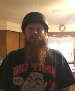 Daytona Helmets Half Skull Cap Motorcycle Helmet – DOT Approved X-Large Dull Black 45 7192A9mLXfL