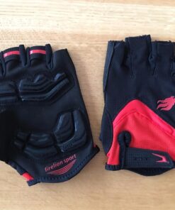 FIRELION Bike Gloves for Men/Women Cycling,Cycling Gloves for Outdoor MTB DH Road Racing,Full Finger Half Finger Padded Bicycle Protective Gloves,Non-Slip Shock-Absorbing Touchscreen Riding Gloves Medium Red 16 719439ZiOL