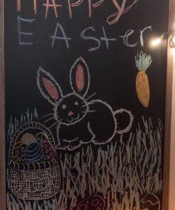 Huntz Dustless Chalk With Microfiber Eraser (Washable & Reusable) (12 White Chalks + 12 Colored Chalks + Eraser) 12 White Chalks + 12 Colored Chalks + Eraser 25 7197xPv6M8L