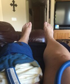 InteVision Ortho Bed Wedge Pillow with a 400 Thread Count, 100% Egyptian Cotton Cover (8" x 21" x 24") 10 7197z2ER97L