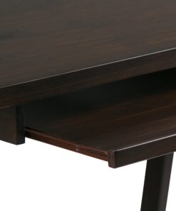 SIMPLIHOME Sawhorse SOLID WOOD Modern Industrial 60 inch Wide Home Office Desk, Writing Table, Workstation, Study Table Furniture in Dark Chestnut Brown 16 7198K00ltaL