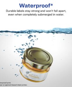 Avery Printable Blank Wraparound Rectangle Labels, 1.25" x 9.75", Matte White, 40 Customizable Labels (22845) 23 7198njJX5L