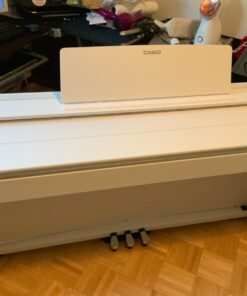 Casio Privia PX-870 Digital Piano - White Bundle with Furniture Bench, Instructional Book, Austin Bazaar Instructional DVD, and Polishing Cloth PX-870 Bundle w/ Furniture Bench 16 7198vRRxwgL