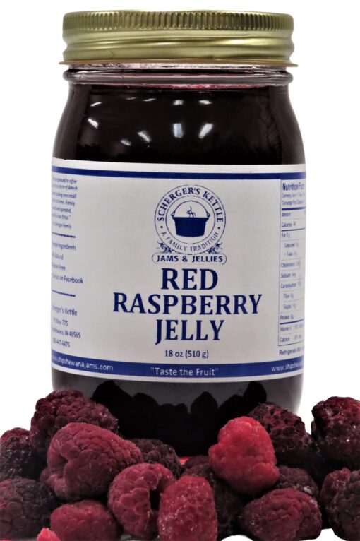 Red Raspberry Jelly, 18 oz