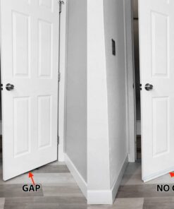 Door Draft Stopper – High Performance Silicone Door Sweep w VHB Adhesive 3M Strip | Draft Blocker for Under Door Seal Gap Interior & Exterior Doors Weather Stripping Soundproof | Draft Guard Insulator 25 7199WABE3L