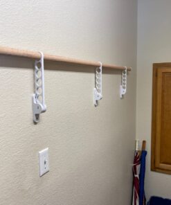 Spectrum Diversified 35000 6 Hook Hanging Organizer, 1 Count, White 45 719AFwa1HKL