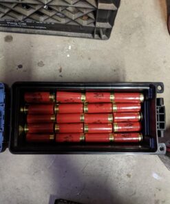 Sheffield 12629 Field Box, Ammo Storage Can and Water Resistant Ammo Can, Bullet Case Designed for Pistol, Rifle, or Shotgun Ammo Storage, Stackable and Lockable Ammo Box, Made in The USA, Black 71 719AdkDaML