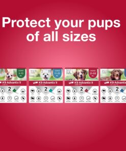 K9 Advantix II XL Dog Vet-Recommended Flea, Tick & Mosquito Treatment & Prevention | Dogs Over 55 lbs. | 4-Mo Supply 4 Pack XL Dog only 27 719Apa6wL0L 3