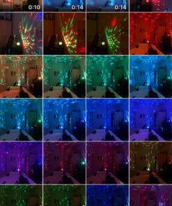 Sound Activated Party Light, Spriak Disco Light Disco Ball - Remote Control, 7 Modes - Best Dj Dance Lamp Strobe Lights for Birthday Xmas Festival Parties, Stage Bar Club Room House Karaoke Wedding plug-in disco light 35 719Bf6F5ejL