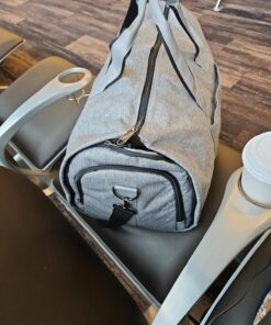 Convertible Garment Bag with Shoulder Strap, Modoker Carry on Garment Duffel Bag for Men Women - 2 in 1 Hanging Suitcase Suit Travel Bags (Grey) Ash Grey 42 719D4AXlCnL