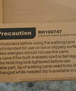 REHAND Walking Cane - Foldable, Adjustable, Collapsible Walking Canes for Men & Women, Pivot Tip, with Travel Bag | Walking Sticks for Seniors & Adults Ocean Blue 84 719D8oT b8L