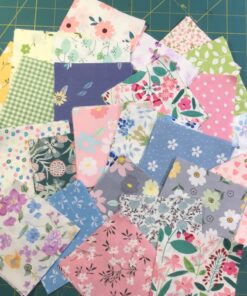 flic-flac 200pcs 4 x 4 inches (10cmx10cm) Cotton Craft Fabric Bundle Squares Patchwork Lint DIY Sewing Scrapbooking Quilting Dot Pattern Artcraft 200pcs 10cm*10cm 34 719DEFZIML