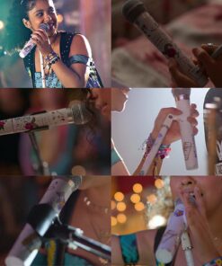 Singing Machine SMM107 Portable, Handheld, Wireless Karaoke Microphone, Black 22 719EF CCv4L