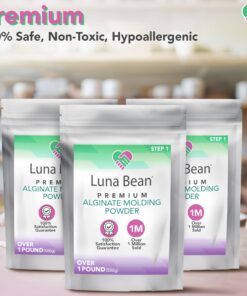 Alginate Molding Powder for Hand Casting Kit & Multi-Use Projects - 3 lb Casting Plaster Material - Family Keepsakes- Create-a-Mold by Luna Bean Alginate 23 719EF22vMxL