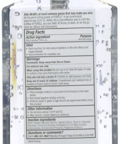 PURELL Advanced Hand Sanitizer, Refreshing Gel, 20 fl oz Hand Sanitizer Table Top Pump Bottles (Pack of 2) - 3023-12-EC 4 719G1Yqv3JL