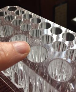 byAlegory Acrylic Eye Liner / Lip Liner Organizer & Beauty Makeup Holder | 26 Space Makeup Pencil Organization Container Storage - Clear 35 719GLUY9ZL