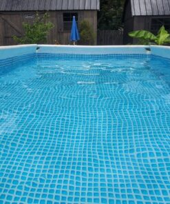 INTEX 26791EH Prism Frame Premium Rectangular Above Ground Swimming Pool Set: 16ft x 8ft x 42in – Includes 1000 GPH Cartridge Filter Pump – Removable Ladder – Pool Cover – Ground Cloth 16ft x 8ft x 42in / Rectangular 32 719GVbWbsXL