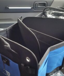 Trunk Crate Pro Collapsible Portable Multi Compartments Heavy Duty Non-Slip Cargo Trunk Organizer Storage, Blue Large 43 719Gt6DhXyL 1