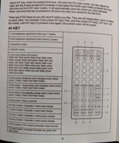 DAYBETTER Led Strip Lights Waterproof, 32.8ft(2 Rolls of 16.4ft) LED Tape Lights Color Changing 300 LEDs Light Strips Kit with 44 Keys Ir Remote Controller and 12v Power Supply for Indoor Outdoor Use 62 719Gz4rkDVL