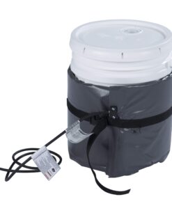 Powerblanket BB05-240V Industrial Grade D-12 Vinyl Shell Bee Blanket 5 gal Insulated Honey Pail Heater with 110 Degree F Fixed Internal Thermostat, 240V, Charcoal Gray 5-Gallon 240 V 12 719Hl0uqoJL