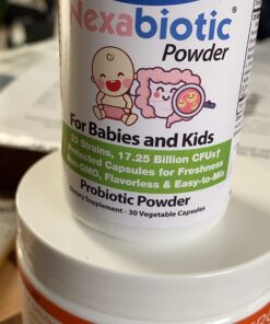 DrFormulas Nexabiotic Probiotic Powder for Babies, Infants & Kids Probiotics with Saccharomyces Boulardii, L. Acidophilus, B. Infantis Better Than Gripe Water or Baby Drops, 30 Servings 30 719HmExVMvL
