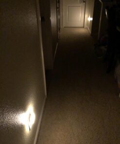 SYCEES Plug-in LED Night Light with Dusk to Dawn Sensor for Hallway, Stairs, Bathroom, Kitchen, Bedroom, Nursery, Kids Room, Warm White, Pack of 6 6-Pack, Warm White 41 719HokR 0ZL