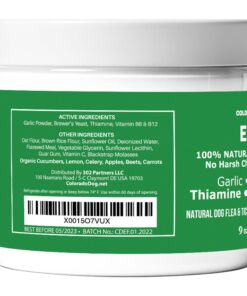 EcoFlea by ColoradoDog - all Natural Chewable Dog Treats for Flea and Tick Treatment and Prevention - 120 Count - no Chemicals, no Mess, no Collars 25 719HruZtVL