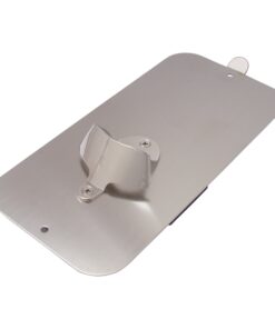 Alternative view of Master Magnetics Magnetic Bottle Opener and Cap Catcher, Brushed Stainless Steel, 5" Wide, 10.5" Height (Box of 1), 07581 , Silver