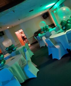 Craft And Party Round Tablecloth, 120 Inch White Tablecloth, Polyester Fabric Washable Table Cloth for Home, Party, Wedding or Restaurant Use. 120" Round 28 719JfWYQ50L