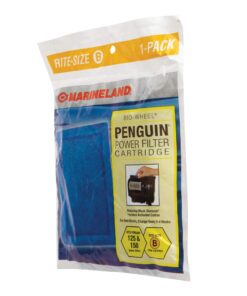 Marineland Penguin Power Filter Cartridge Rite-Size B, 1 Count, Replacement Cartridge For Aquarium Filtration, B - Yellow 1-Count Size B 11 719LAegwRML