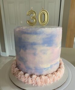 Kootek Cake Decorating Kit Baking Supplies Cake Turntable with 2 Frosting Straight Angled Spatula 3 Icing Smoother Scrapers Baking Accessories Tools for Beginners and Pros, White 34 719LGccnRfL