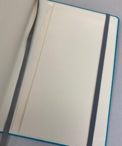 Lemome Thick Classic Notebook with Pen Loop A5 College Ruled Hardcover Writing Notebook with Pocket + Page Dividers Gifts, Banded, Large, 180 Pages, 8.4 x 5.7 in green 68 719M7NbjmQL