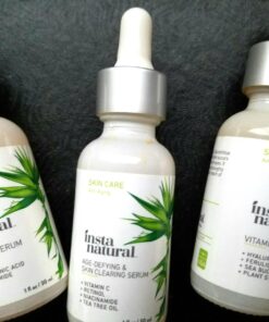 InstaNatural BHA Exfoliating Face Serum, Minimizes Lines, Wrinkles, and Blemishes, with Vitamin C and Salicylic Acid, 1 Fl Oz 35 719M8uQN8PL